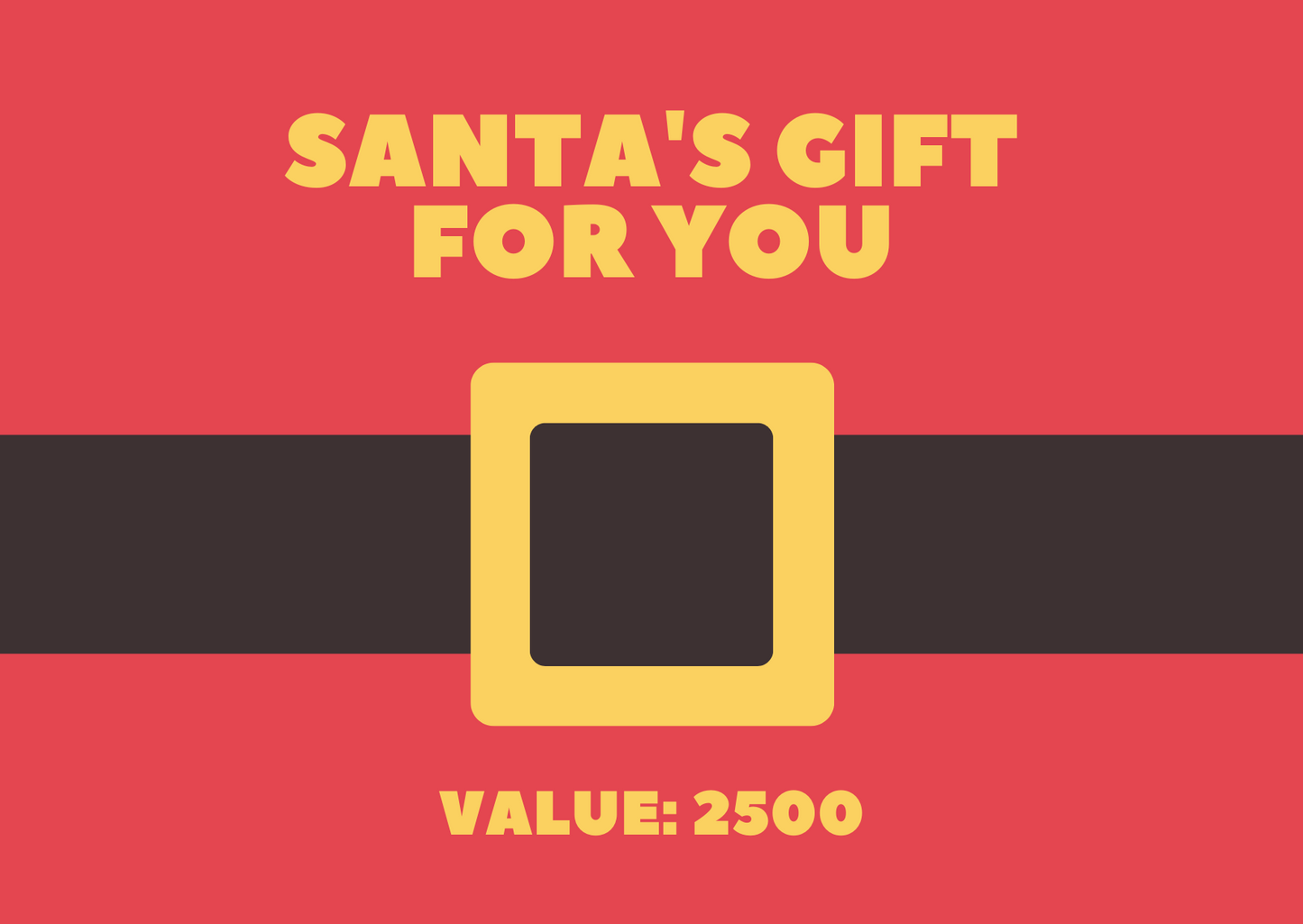 Secret Santa Gift Cards