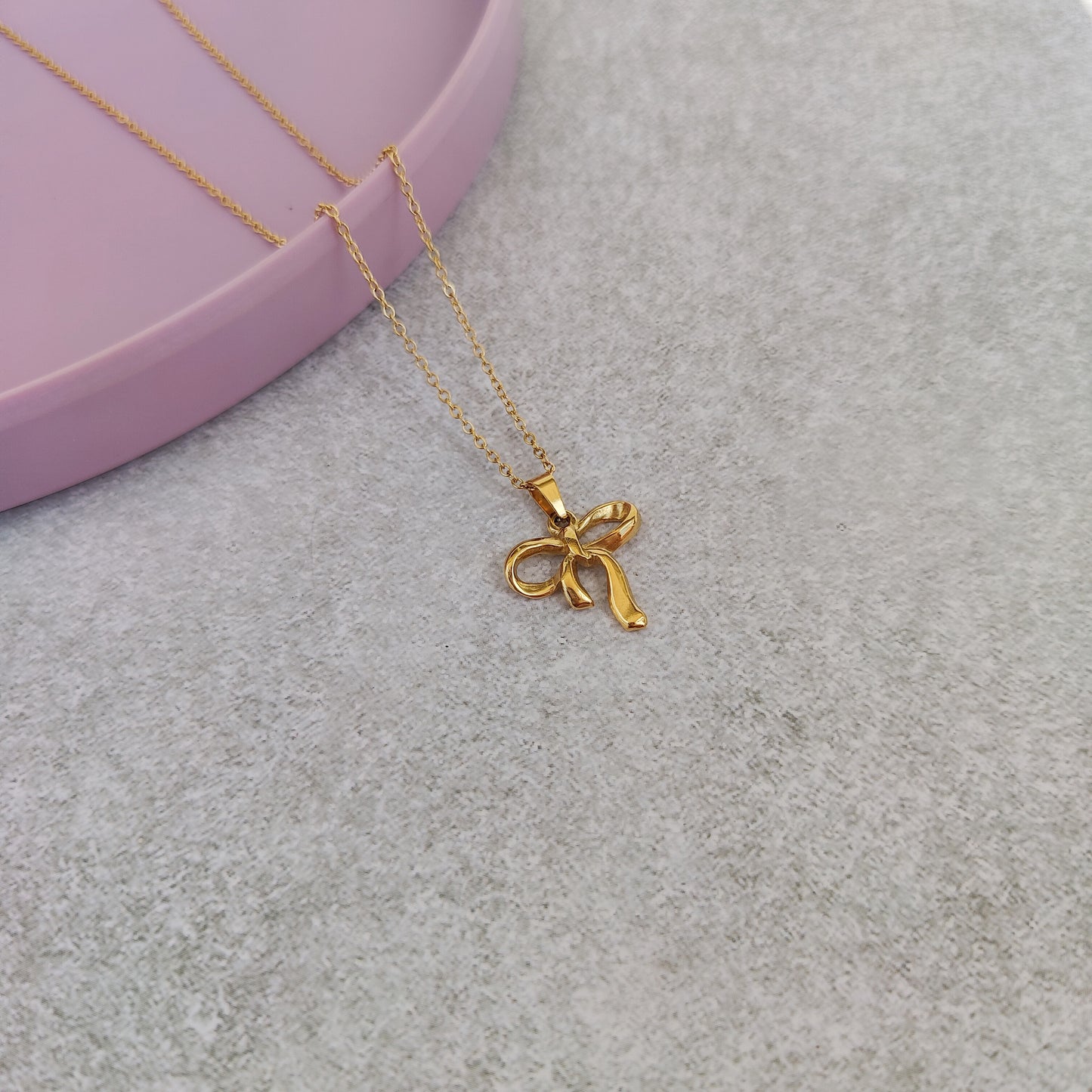 Yumi ~ Bow Necklace