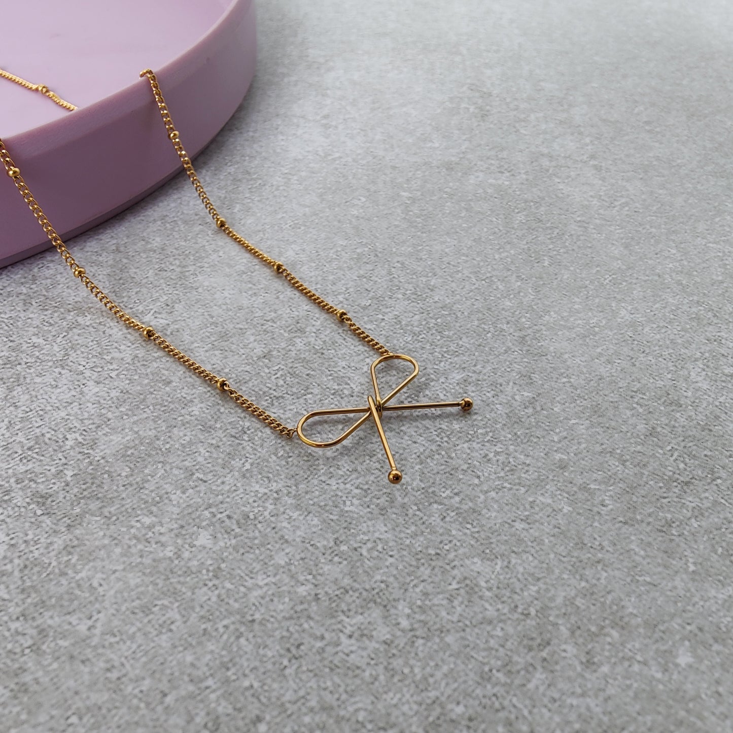 Adorn ~ Bow Necklace