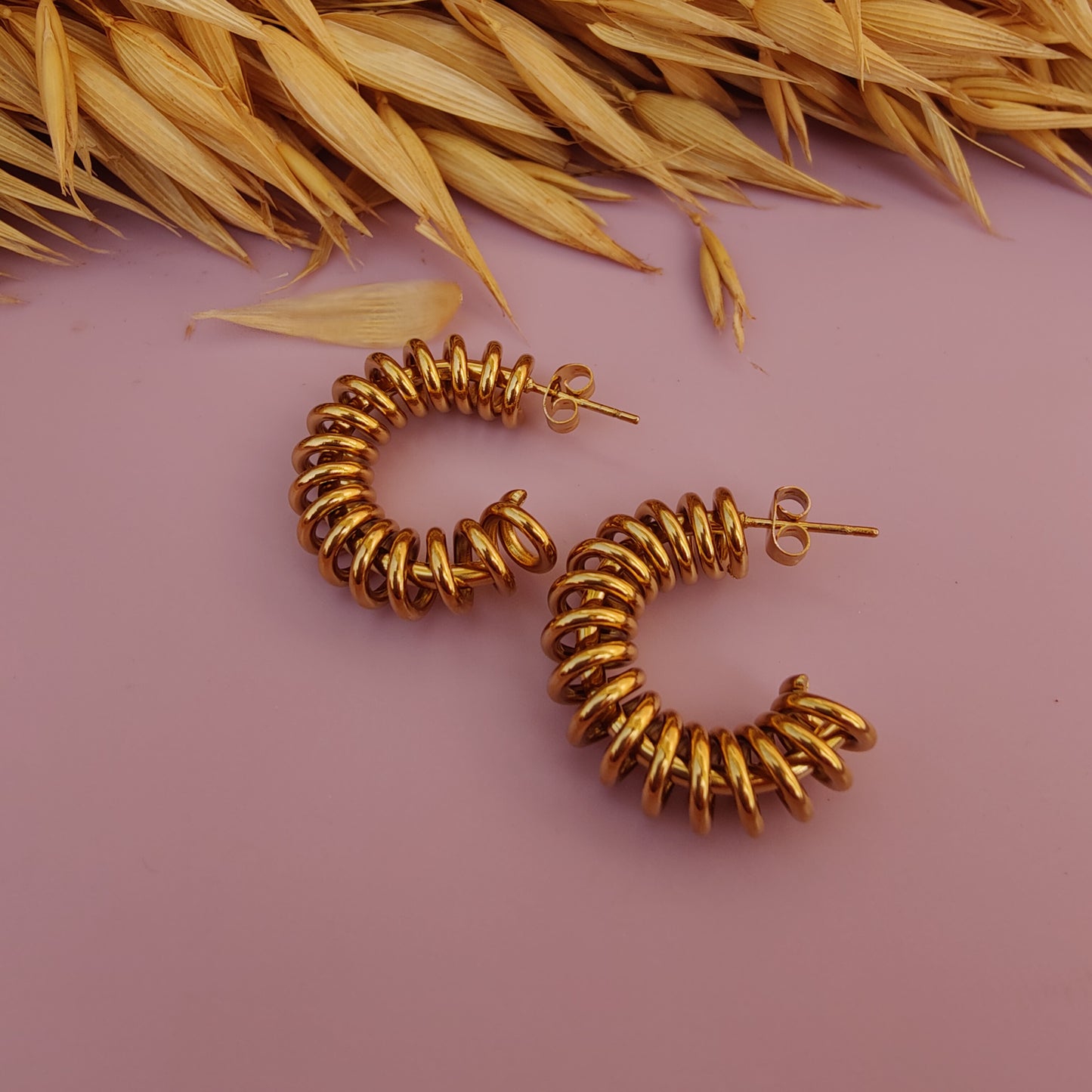 Natalie ~ Spiral Hoops