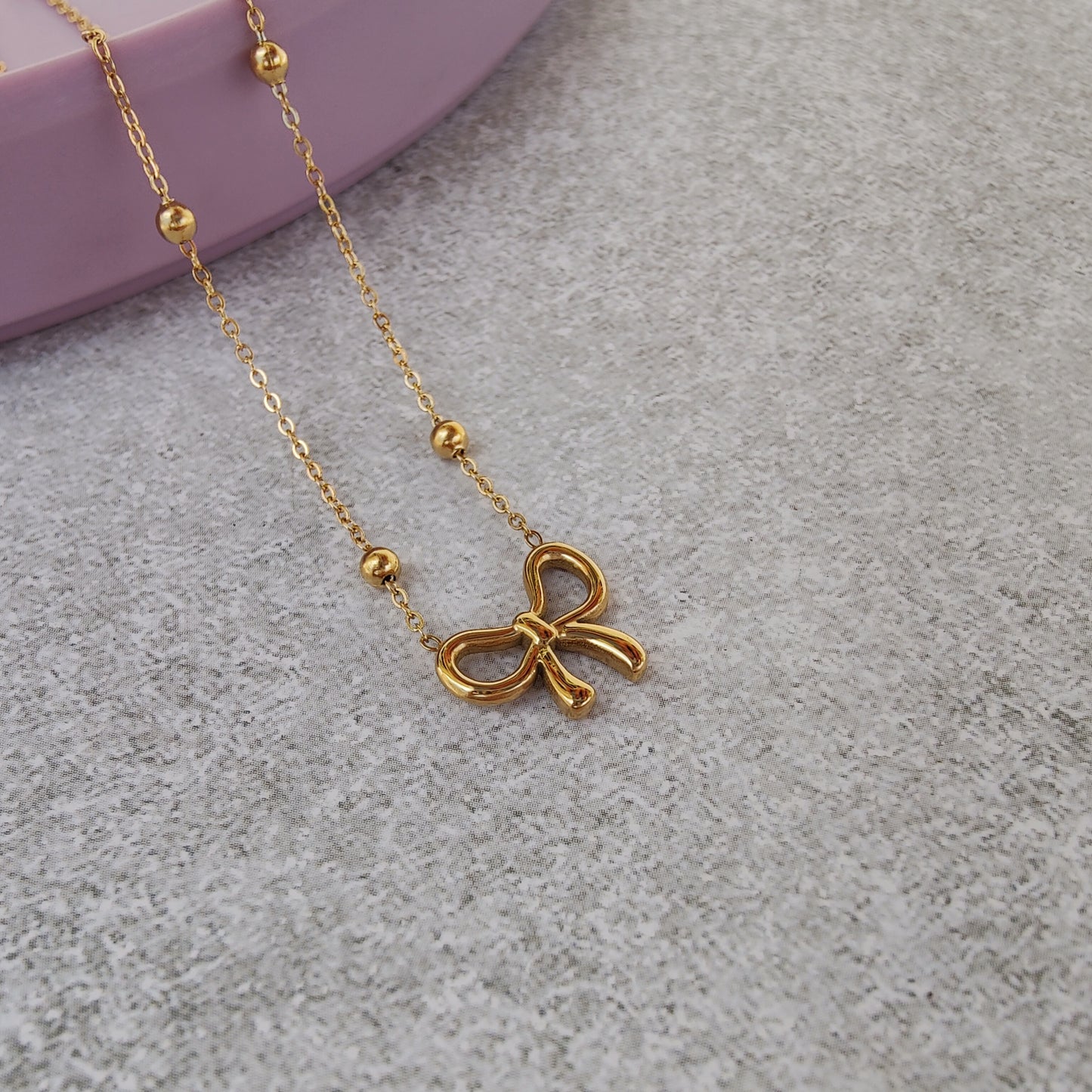 Adore ~ Bow Necklace