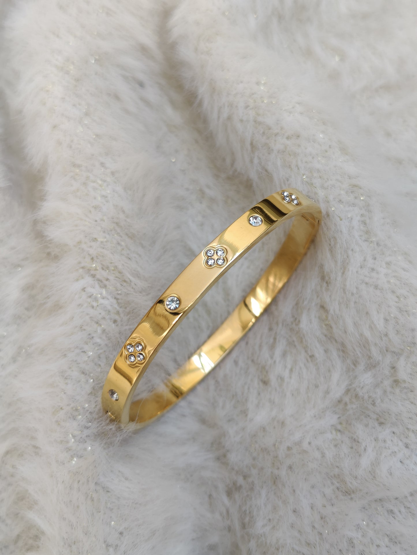 Flora Charm ~ Stackable Kada