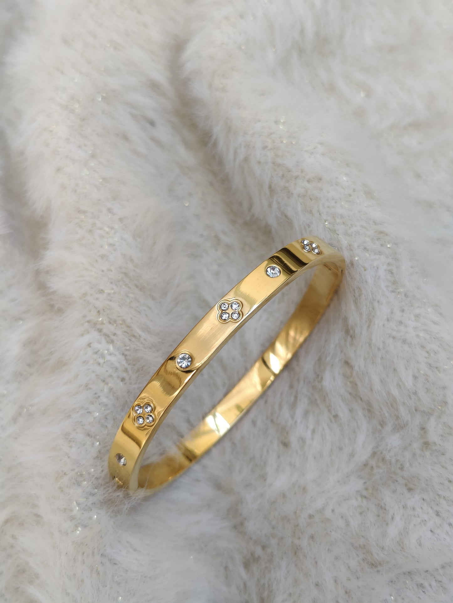 Flora Charm ~ Stackable Kada