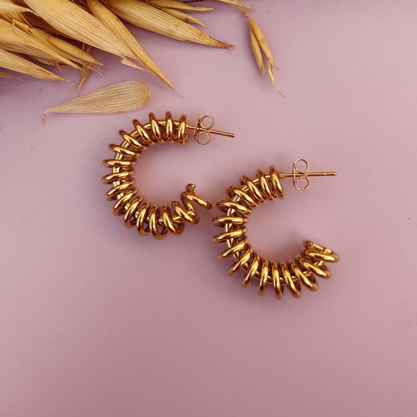 Natalie ~ Spiral Hoops