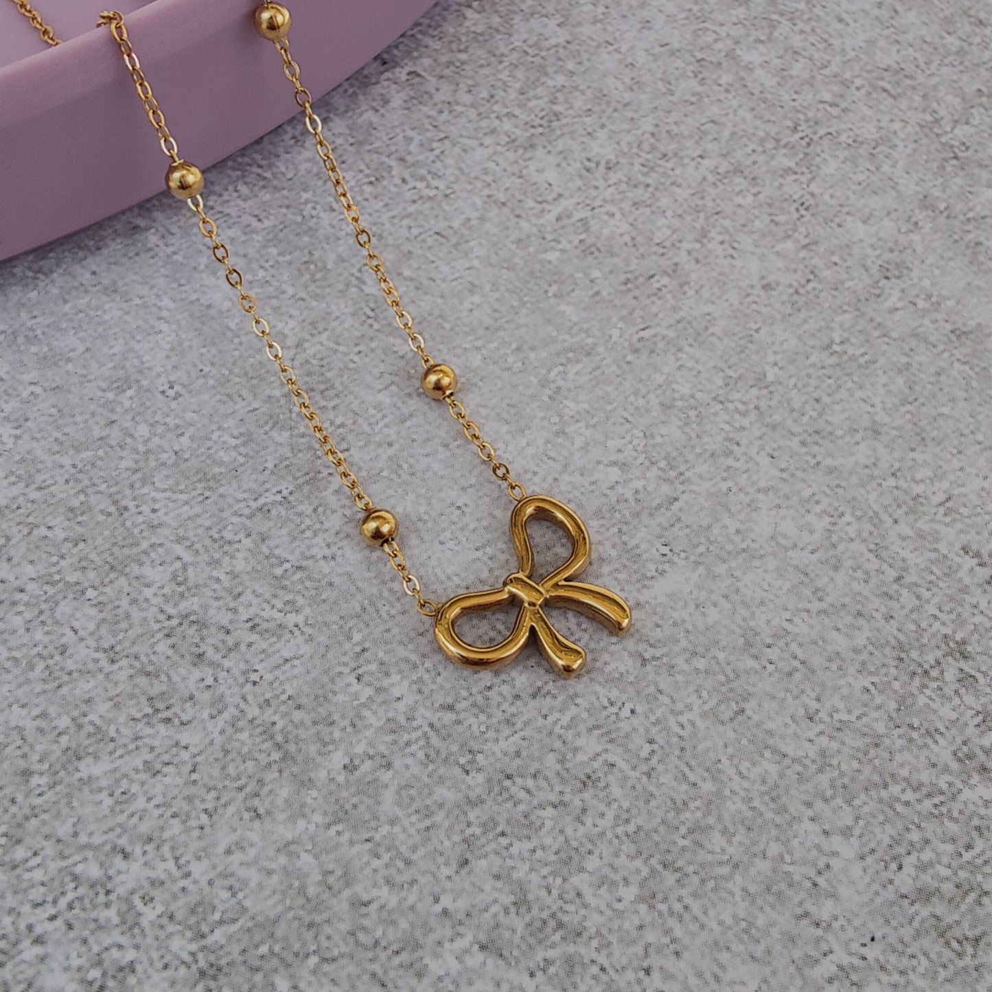 Adore ~ Bow Necklace