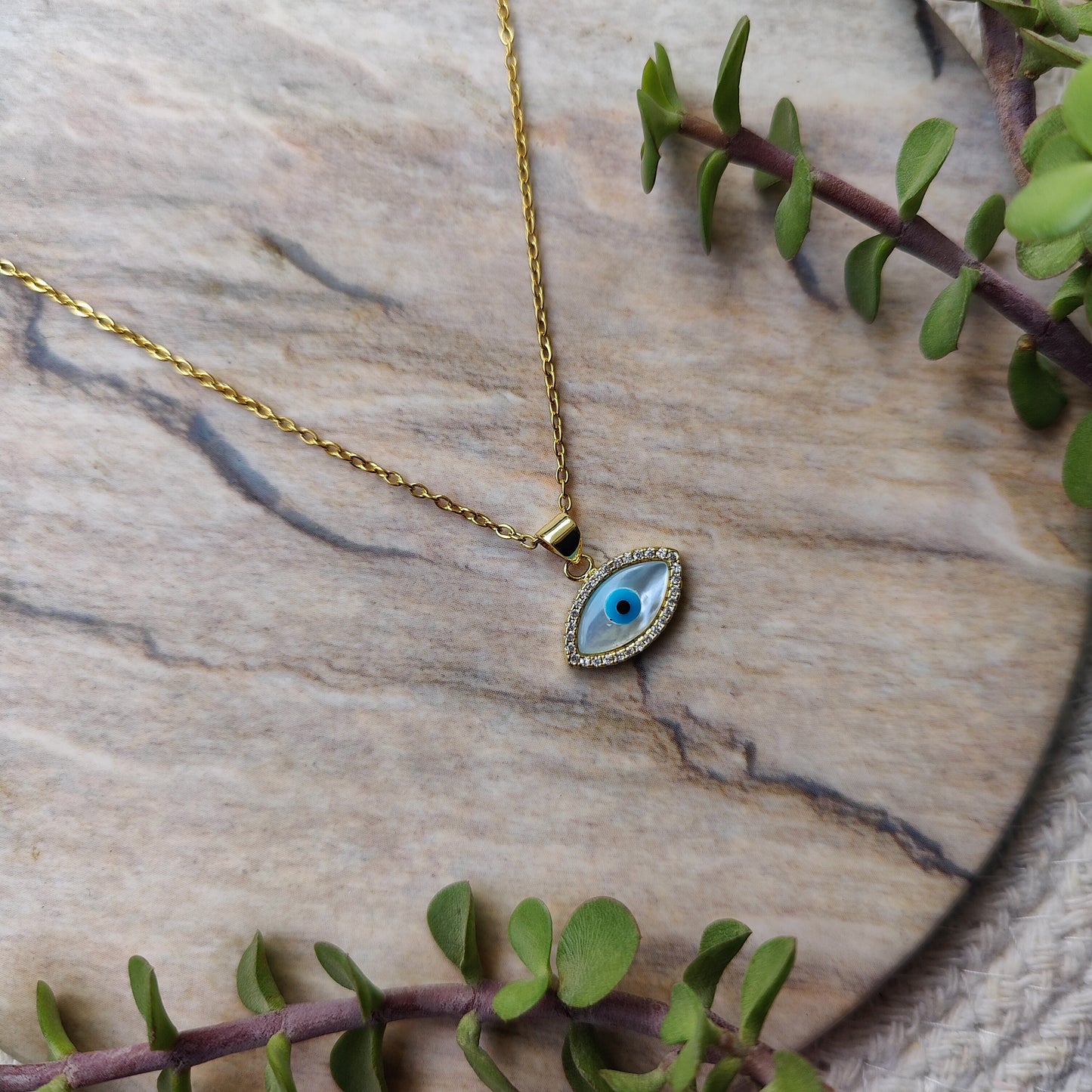 Evelyn ~ Evil Eye Chain