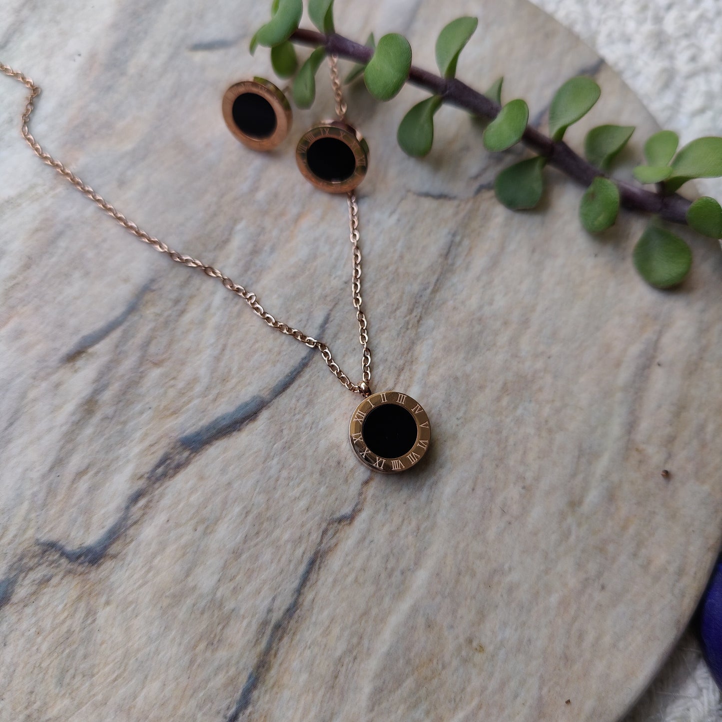 Roman Coin Necklace Set
