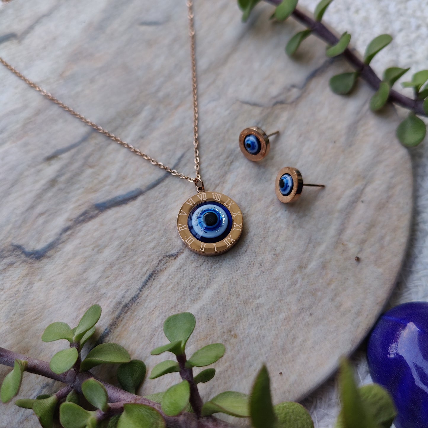 Elsa ~ Evil Eye Necklace Set