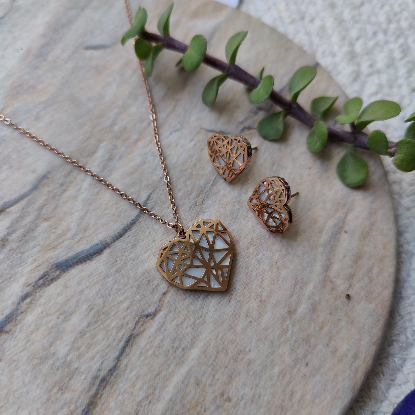 Grace ~ Heart Necklace Set