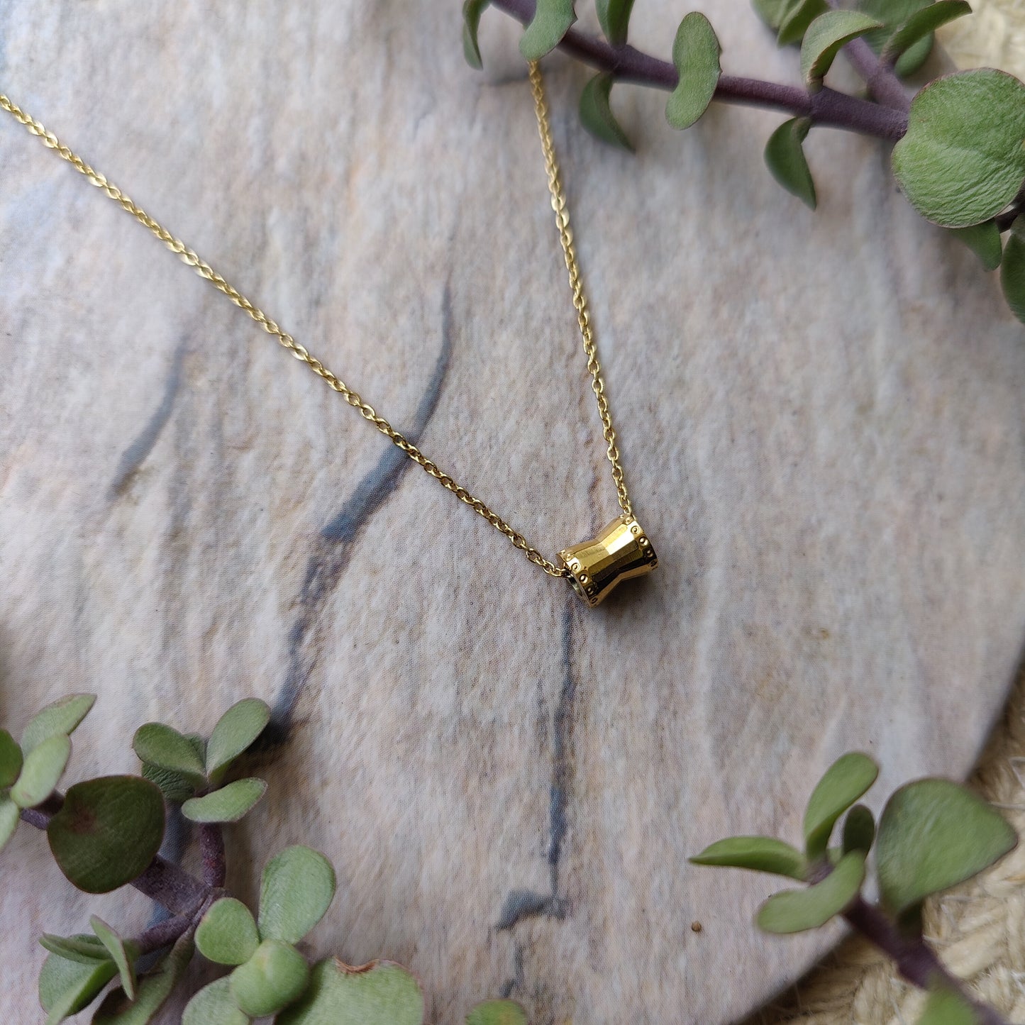 Petite Drum Necklace
