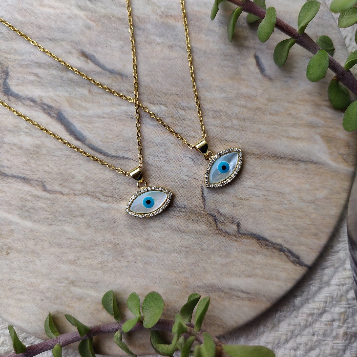 Evelyn ~ Evil Eye Chain