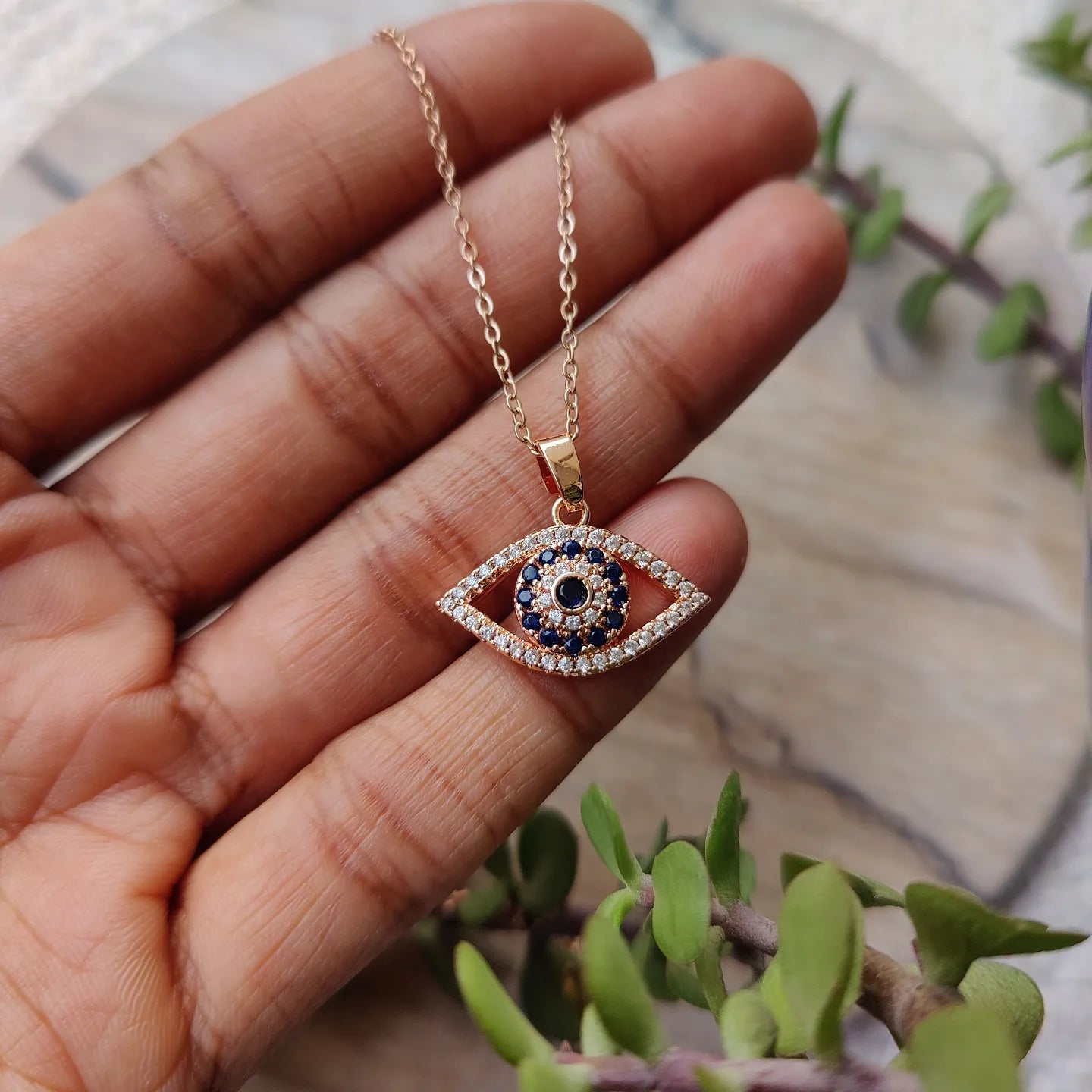 Ivy ~ Evil Eye Chain