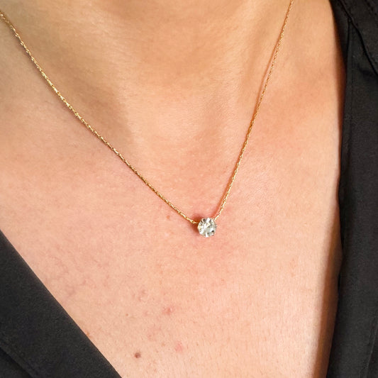 Elara ~ Solitaire Necklace