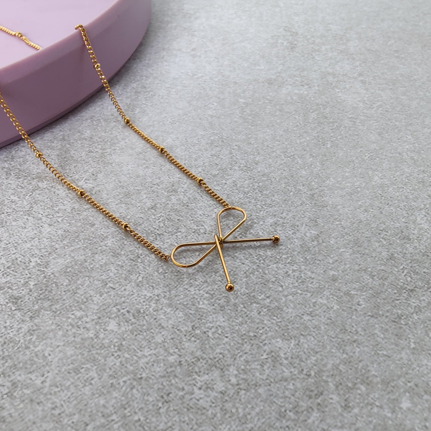 Adorn ~ Bow Necklace