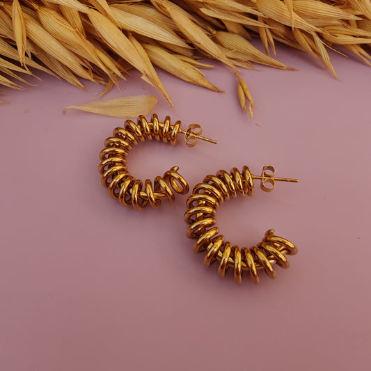 Natalie ~ Spiral Hoops