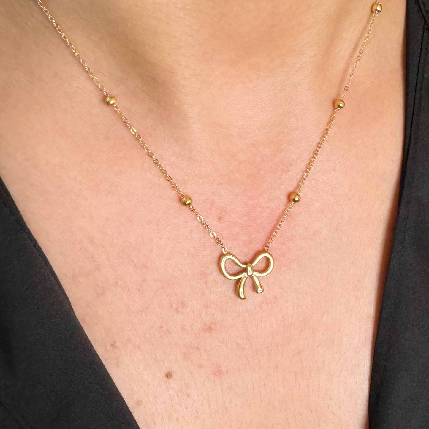 Adore ~ Bow Necklace