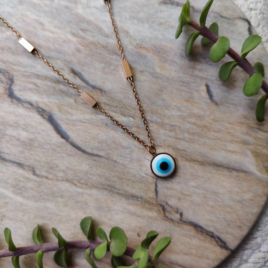 Hazel ~ Evil Eye Chain