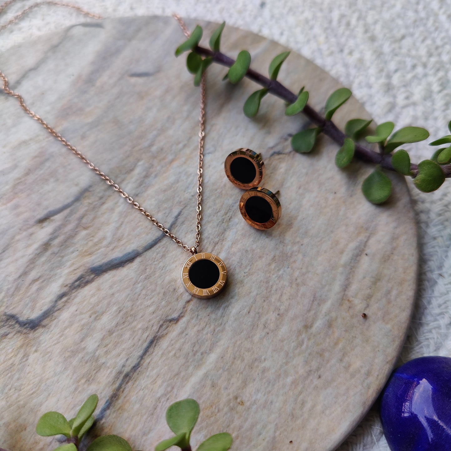 Roman Coin Necklace Set