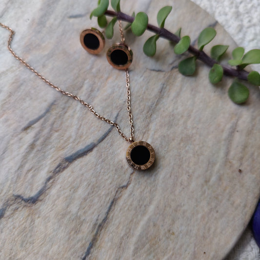 Roman Coin Necklace Set
